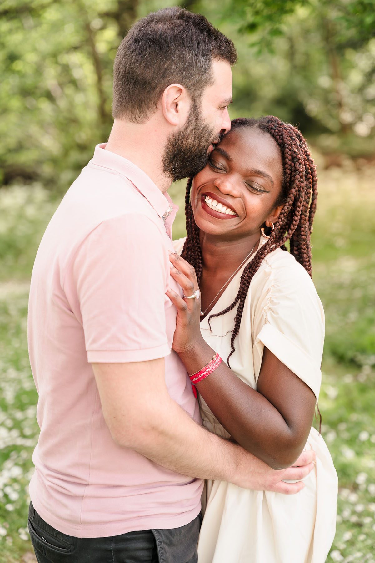 Séance engagement avec Diane et Antoine au parc